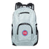 Detroit Pistons 19" Grey Premium Laptop Backpack in Teal - Front View