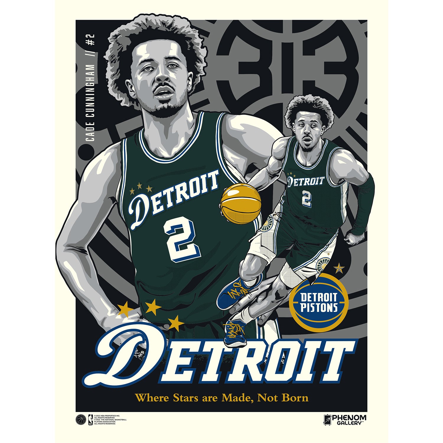 Detroit Pistons Nike Association Edition Swingman Jersey 22/23