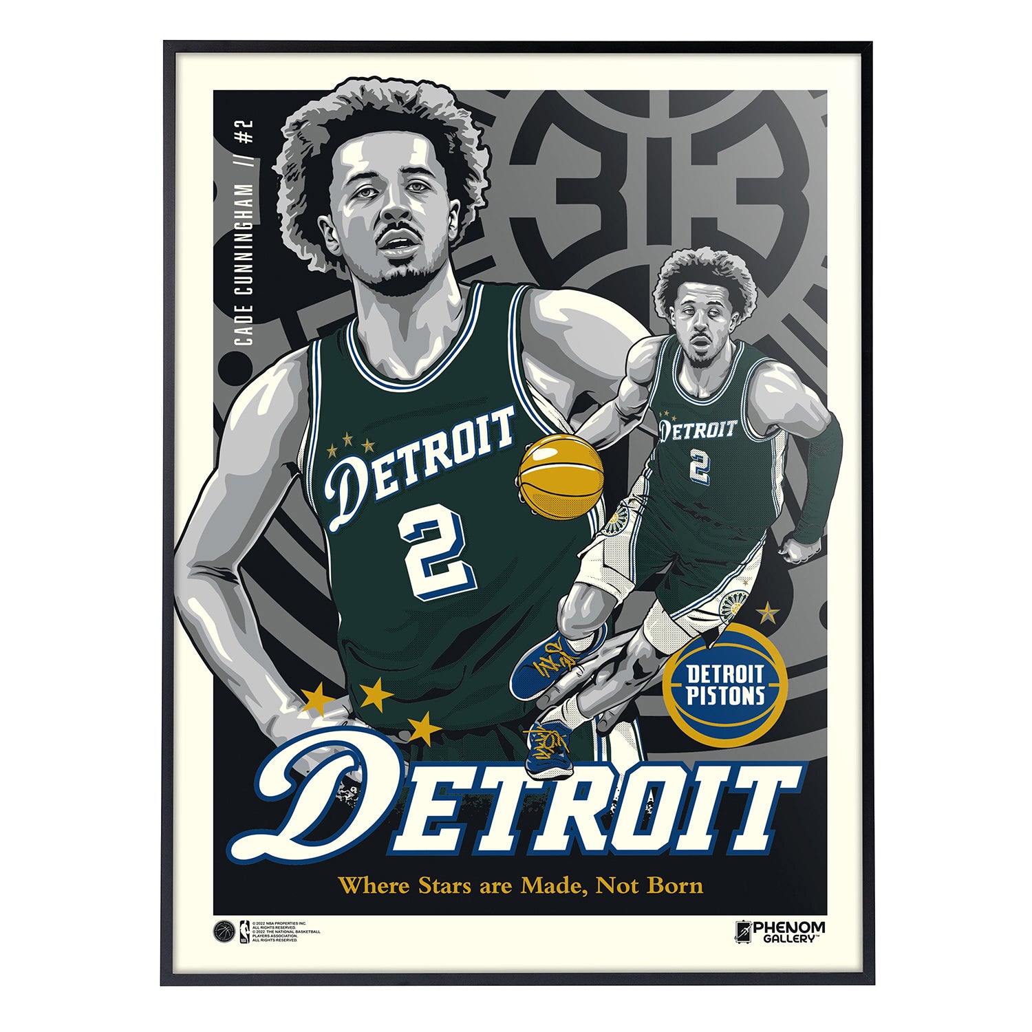 Detroit Pistons Art Prints for Sale