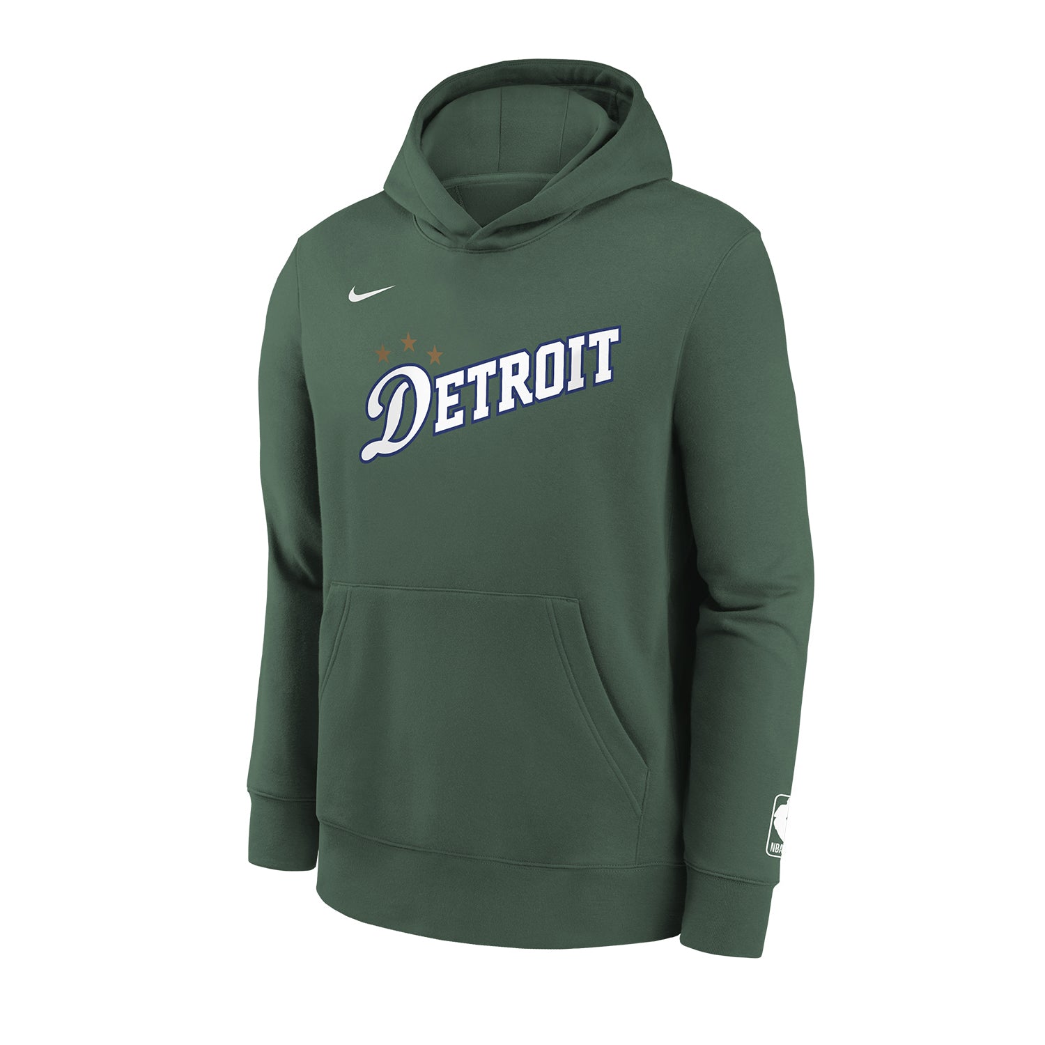Nike Youth 2022-23 City Edition Detroit Pistons Green Warm-Up T